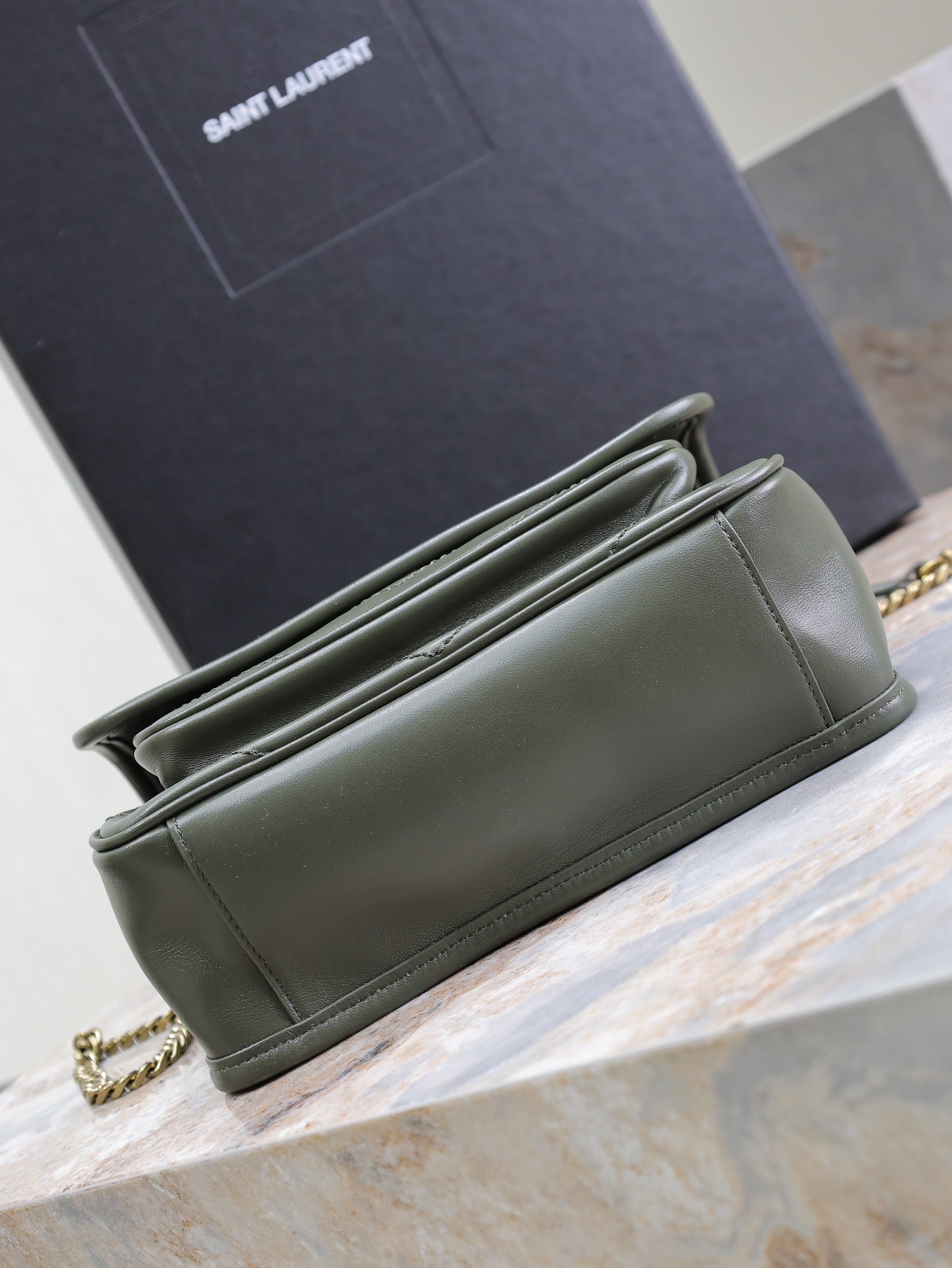 NIKI BABY 22 ユニフォーム グリーン ラムスキン ゴールドチェーン