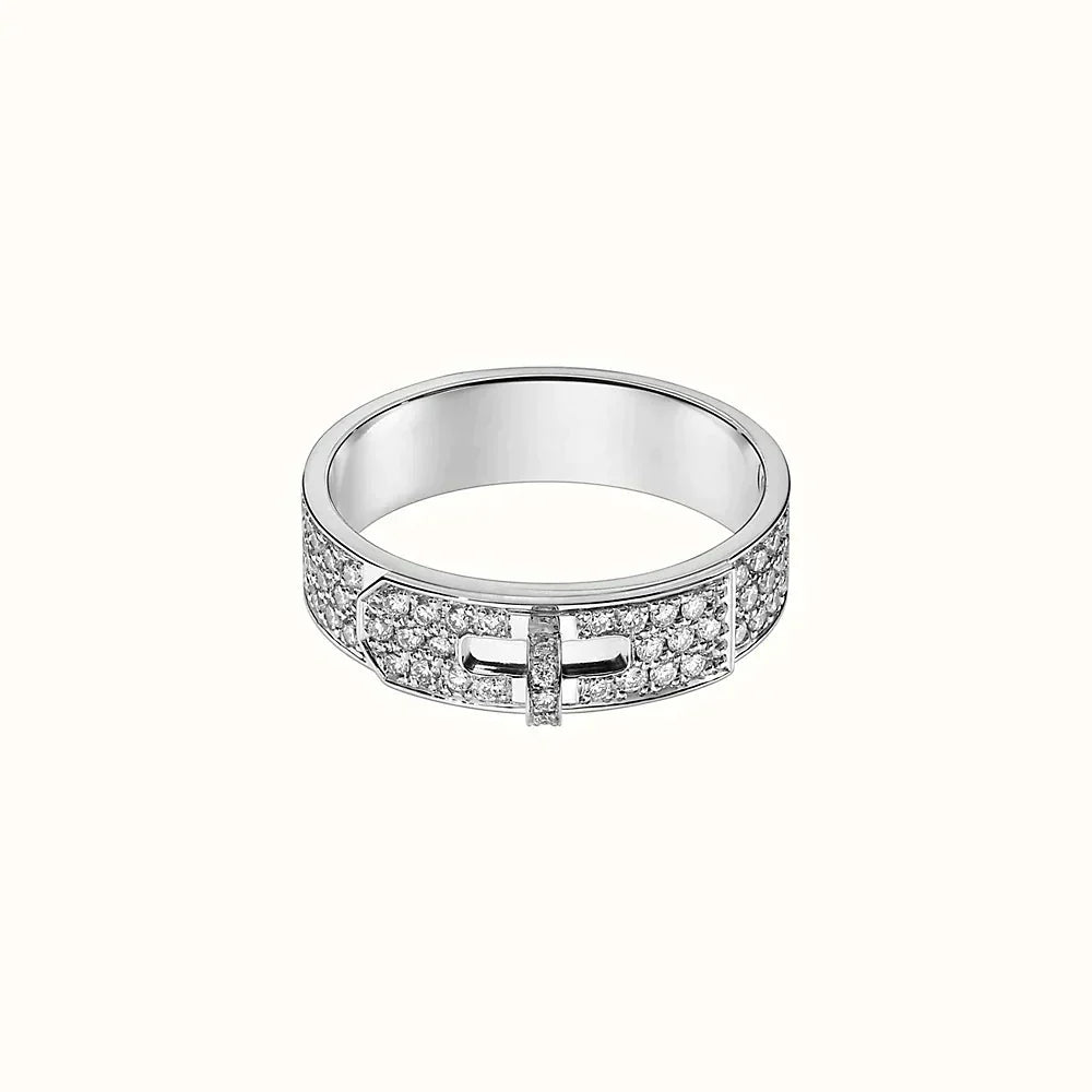 Bague Kelly en argent et diamants [Shinejoy]