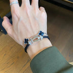 [⭐Shinejoy] COLLECTION DE BRACELETS PIETERSITE À MOTIF CLOVER 5