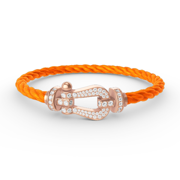 [Shinejoy]FORCE LARGE HORSESHOE FULL DIAMOND BRACELET ROSE GOLD