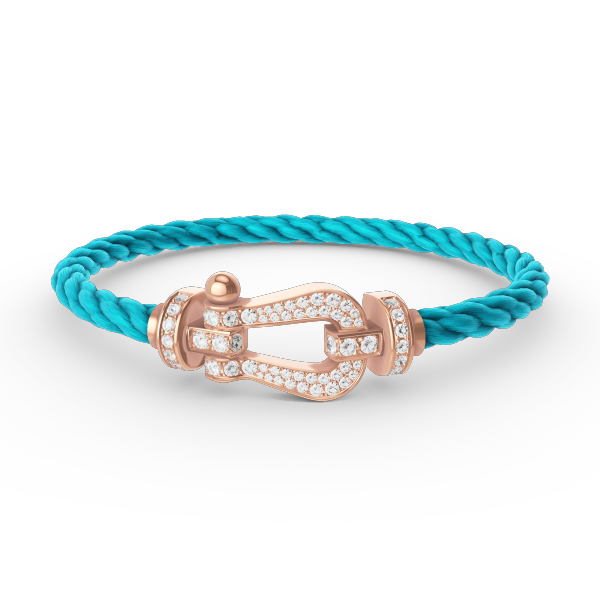 [Shinejoy]FORCE LARGE HORSESHOE FULL DIAMOND BRACELET ROSE GOLD