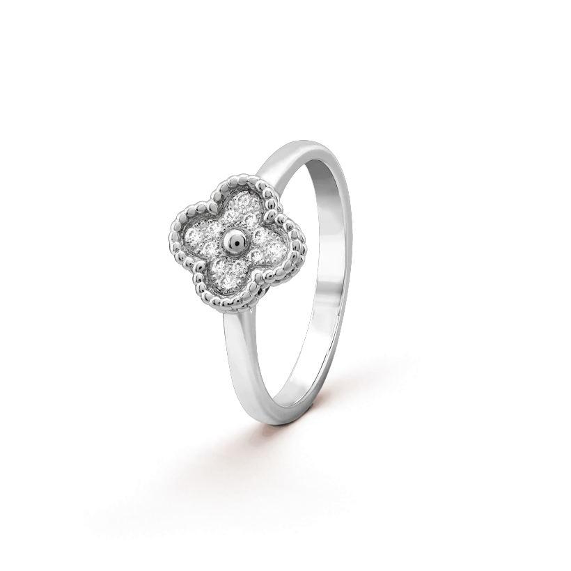 [Shinejoy]CLOVER DIAMOND RING