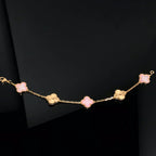 [⭐Shinejoy] CLOVER 5 MOTIFS  PINK MOP BRACELET COLLECTION