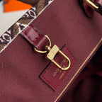 LV DEPUIS 1984 ONTHEGO GM TEXTILE MARRON