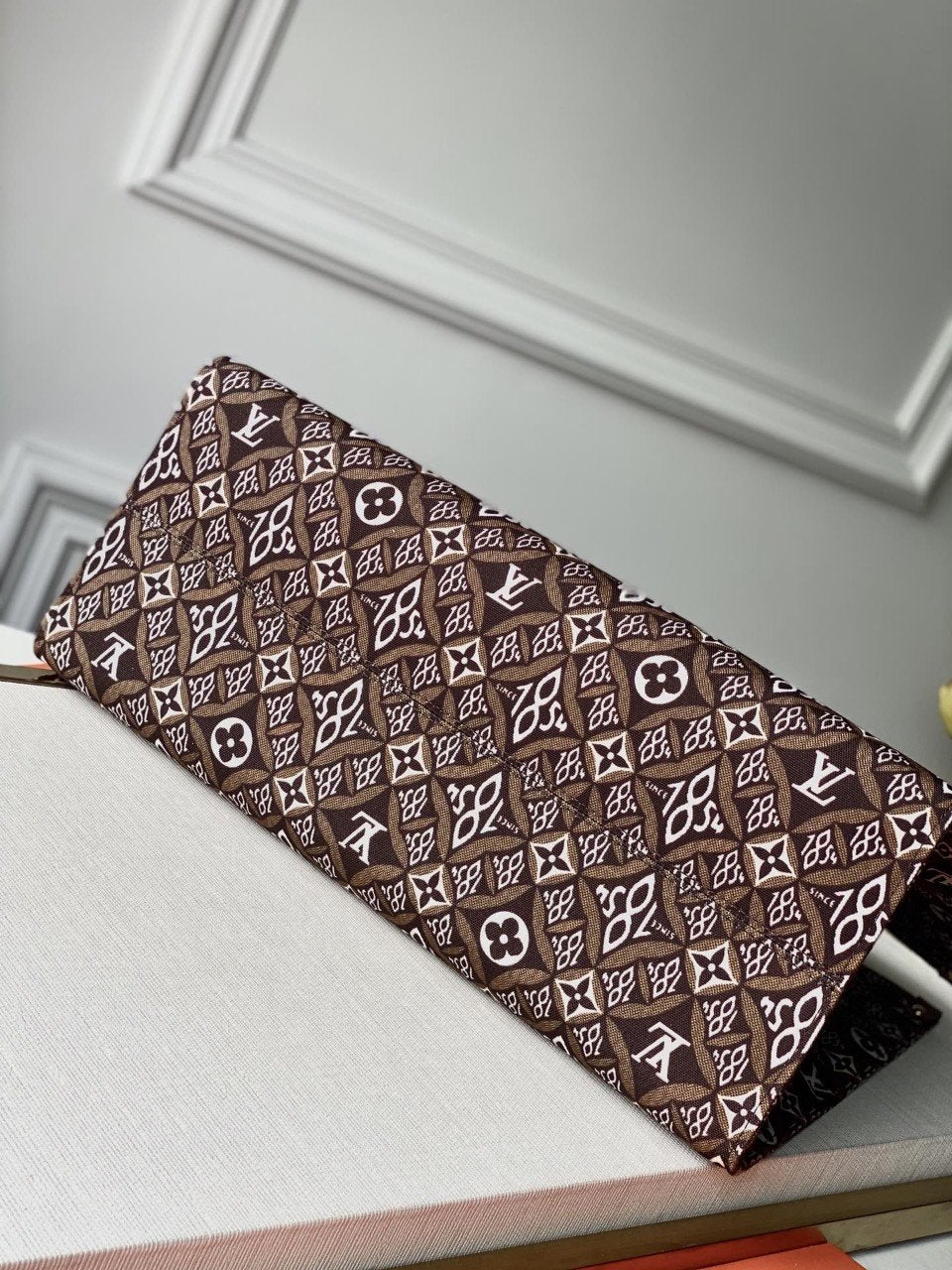 LV DEPUIS 1984 ONTHEGO GM TEXTILE MARRON