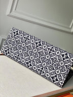 LV SINCE 1854 オンザゴー GM グレー テキスタイル