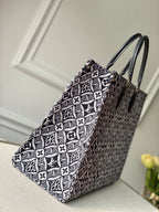 LV SINCE 1854 オンザゴー GM グレー テキスタイル